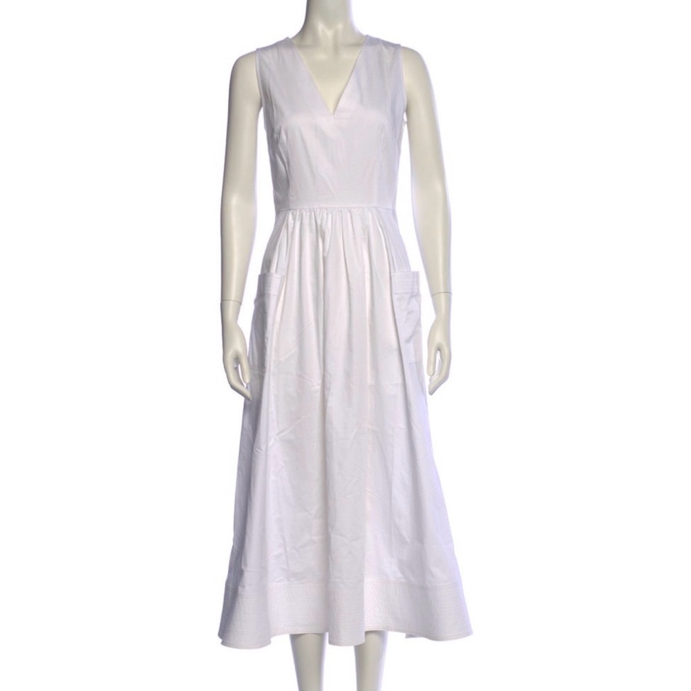 Co Essentials white cotton dress